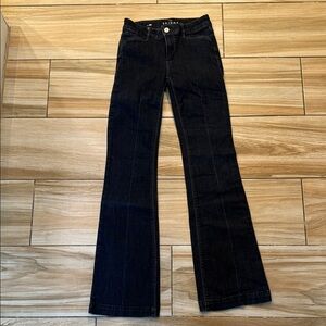 White House Black Market Navy Flare Jeans
